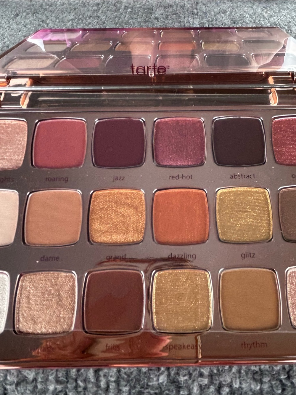Gorgeous TARTE *Gilded* 18 pan Amazonian Clay Eyeshadow Palette ~ NWOB - Picture 2 of 8
